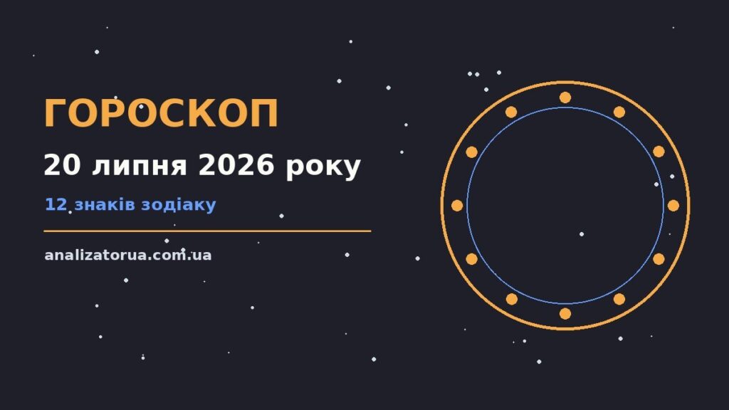 Гороскоп на 20 липня 2026 року: практичні поради дня для всіх знаків зодіаку