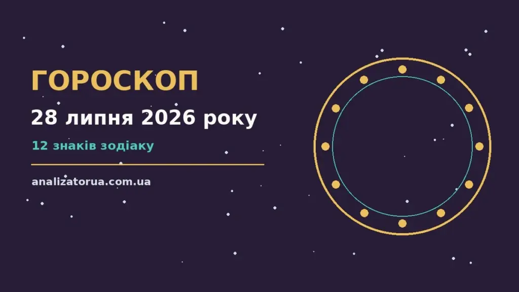 Гороскоп на 28 липня 2026 року: час рішень для всіх знаків для спокійних і точних рішень