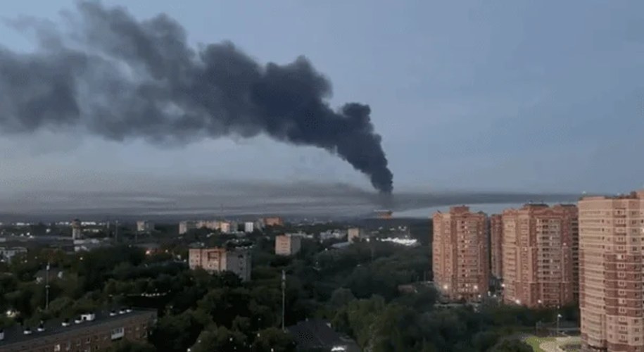 Пожежа на складі в Московській області вранці 20 липня