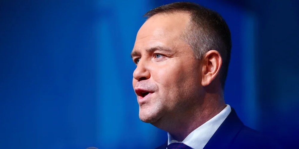 Кароль Навроцький під час вшанування Волинської трагедії у Радружі