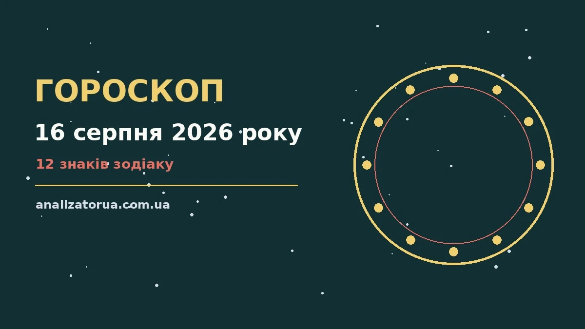 Щоденний гороскоп на 16 серпня 2026 року, кава і блокнот із планами на неділю
