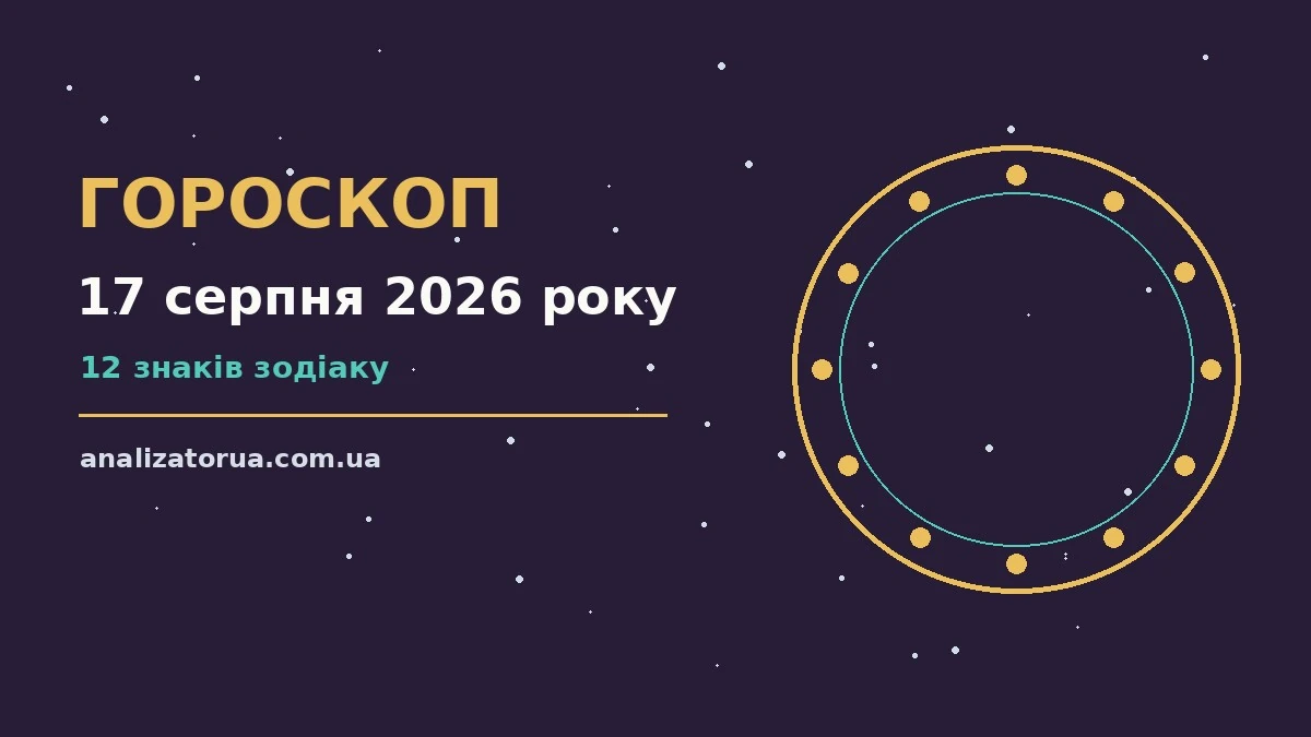 Гороскоп на 17 серпня 2026 року: час рішень для всіх знаків для спокійних і точних рішень