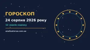 Гороскоп на 24 серпня 2026 року: час рішень для всіх знаків для спокійних і точних рішень
