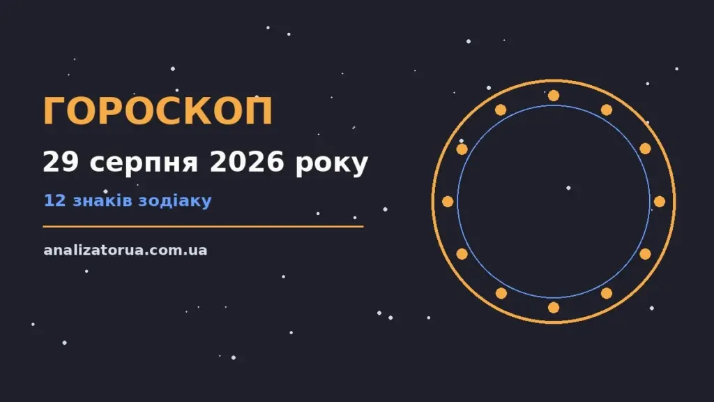 Гороскоп на 29 серпня 2026 року: час рішень для всіх знаків для спокійних і точних рішень