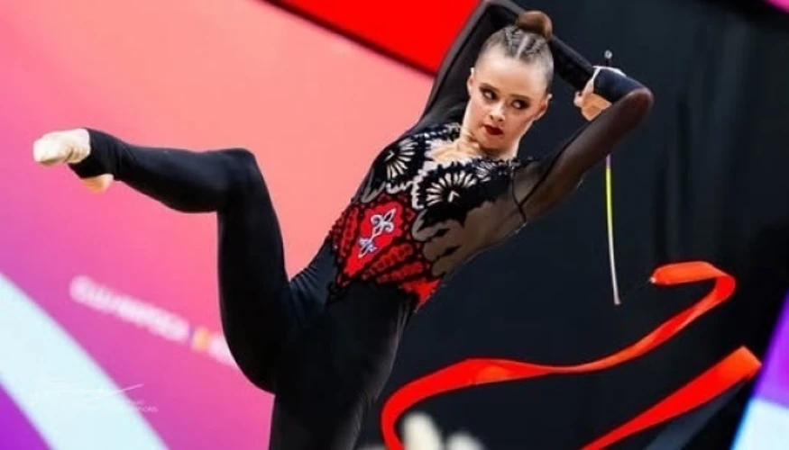 Онофрійчук — четверта у багатоборстві у Франкфурті та вийшла у фінали обруча і булав