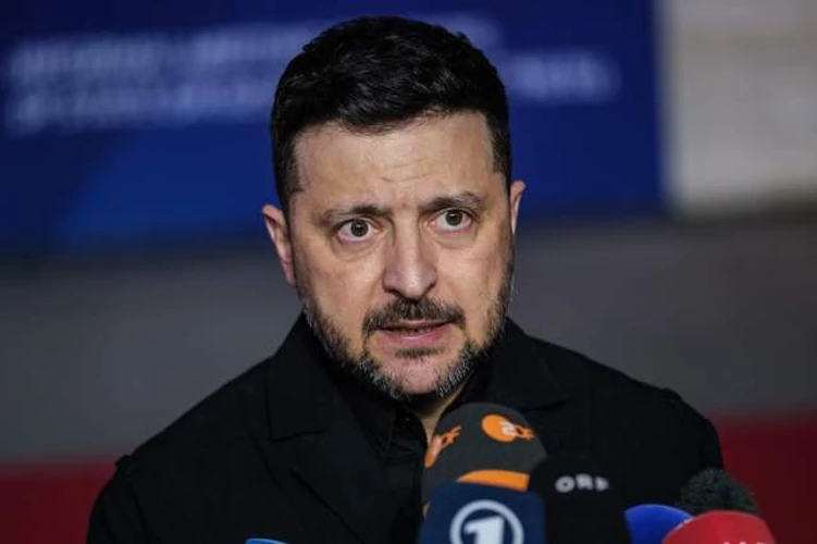 Президент Володимир Зеленський виступає на саміті Нордично-Балтійської вісімки у Києві