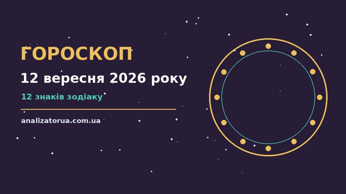 Гороскоп на 12 вересня 2026 року: час рішень для всіх знаків для спокійних і точних рішень