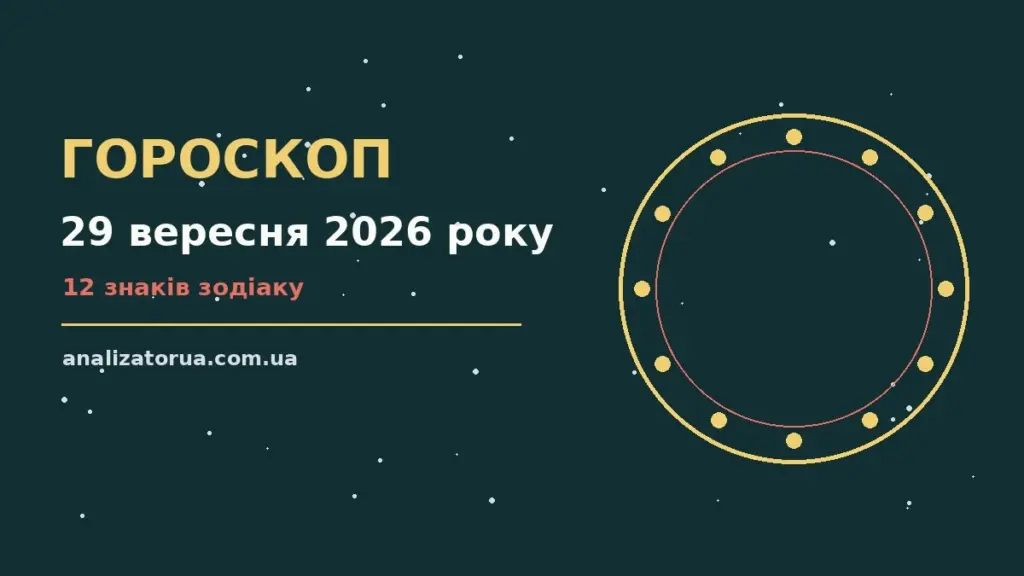 Гороскоп на 29 вересня 2026 року: час рішень для всіх знаків для спокійних і точних рішень