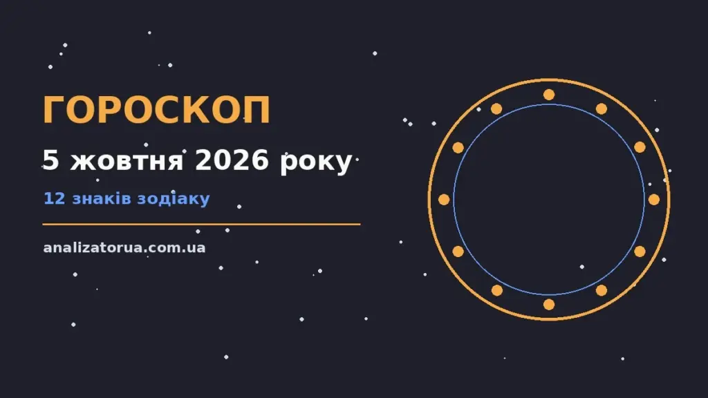 Гороскоп на 5 жовтня 2026 року: час рішень для всіх знаків для спокійних і точних рішень